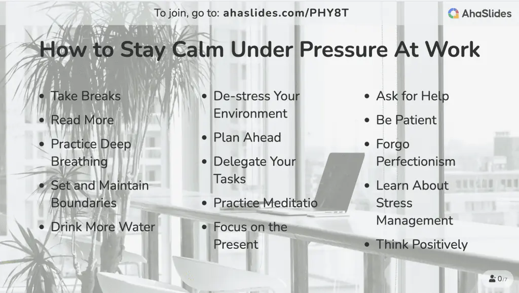 How to Stay Calm Under Pressure At Work | 2024 Reveals