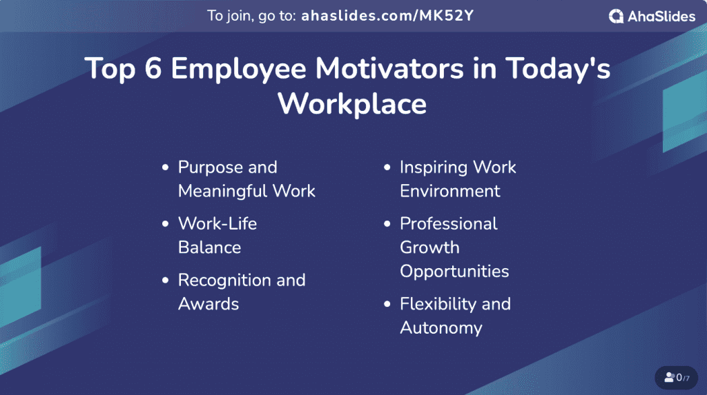 employee motivators