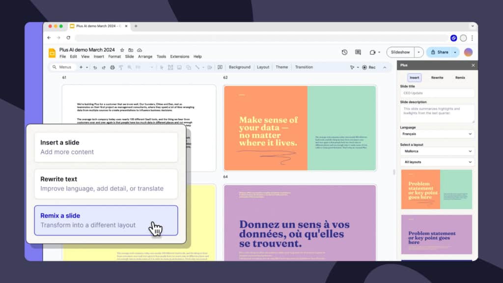 Creadores de presentaciones con inteligencia artificial gratuitos - plusai