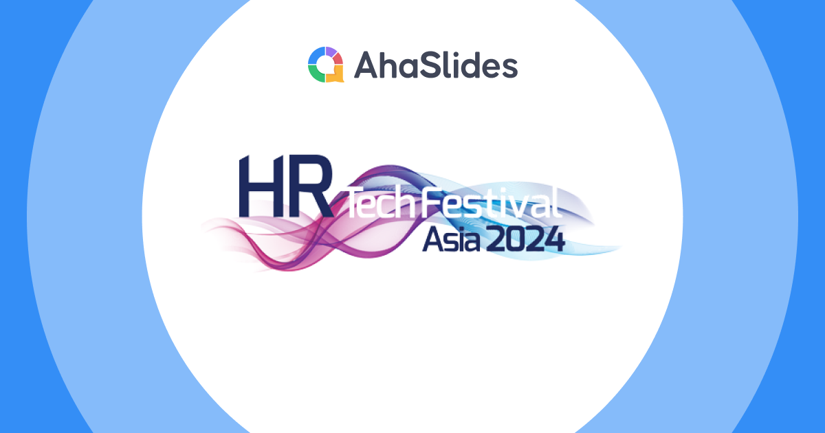 AhaSlides ntawm HR Tech Festival Asia 2024