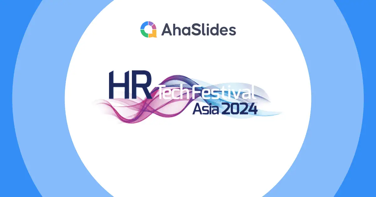 AhaSlides um HR Tech Festival Asia 2024