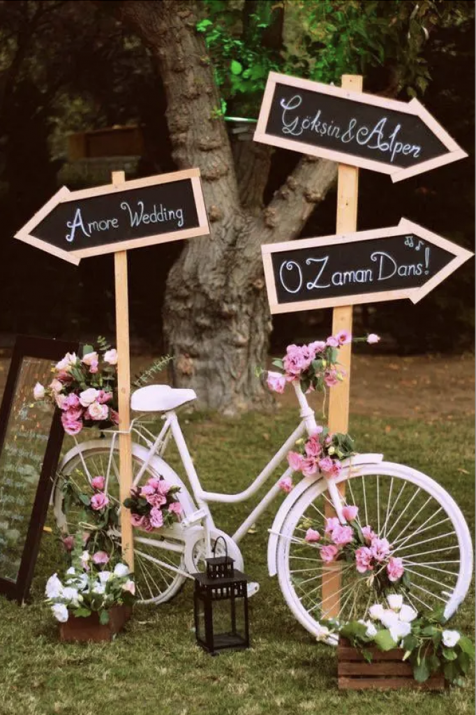 easy decoration for outdoor wedding