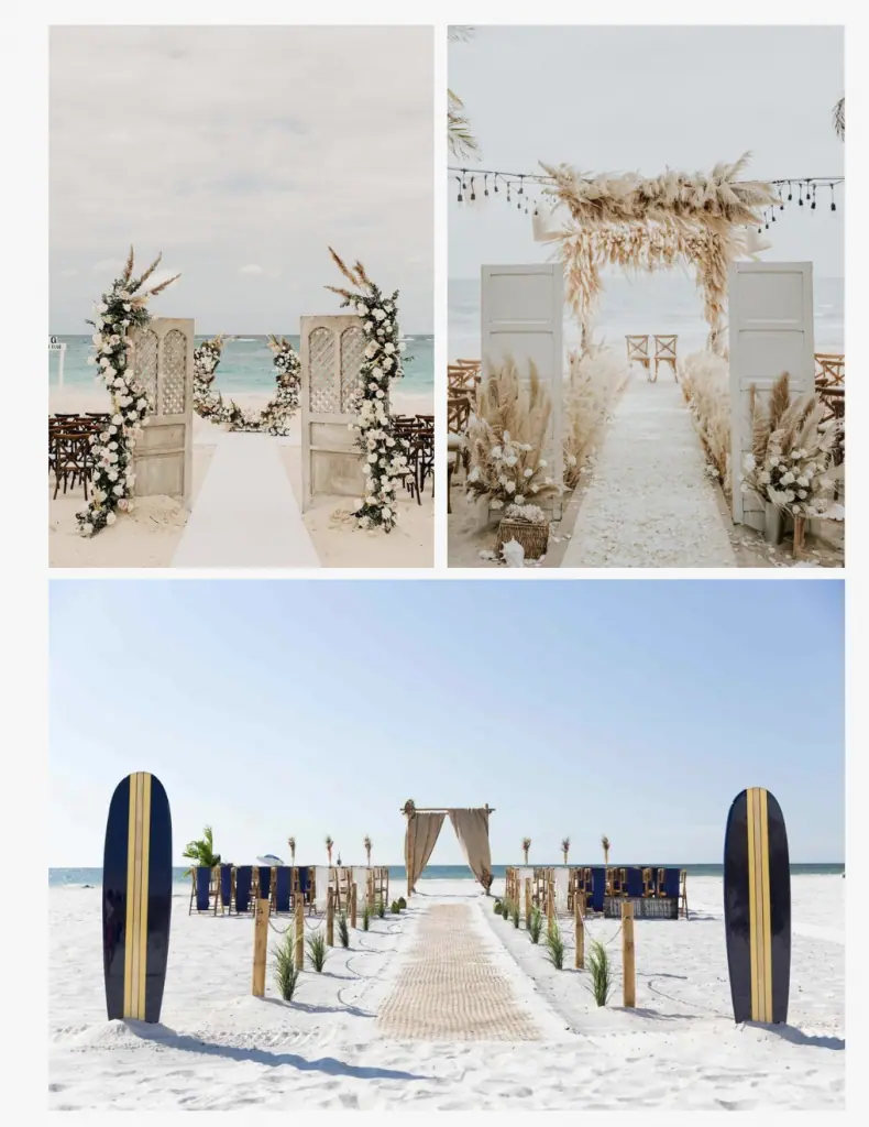 ienfâldige wedding gate design