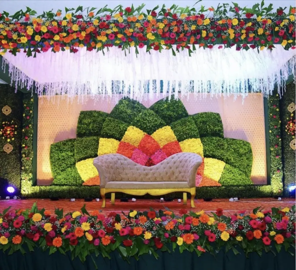 Ideas elegantes de decoración do escenario Lotus