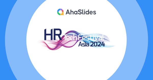 AhaSlides HR Tech festivālā Asia 2024