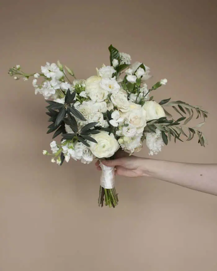 Bouquet bridal bodas tur héjo leutik