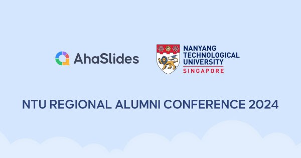 AhaSlides 提升河內 NTU 區域校友會議的參與度