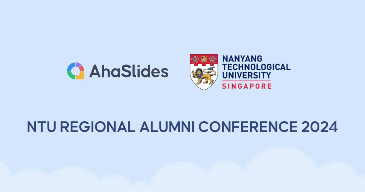 AhaSlides steigert das Engagement bei der regionalen Alumni-Konferenz der NTU in Hanoi