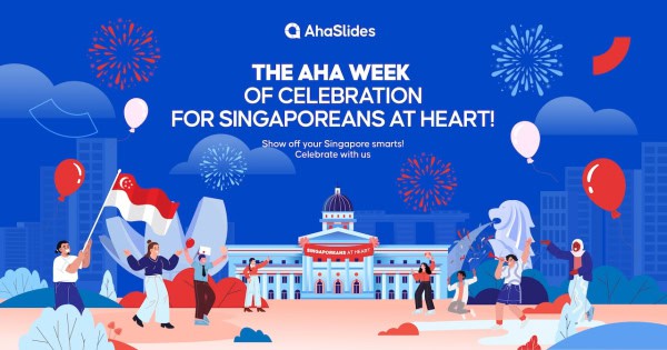 Oficiální oznámení: AhaSlides slaví národní den Singapuru 2024