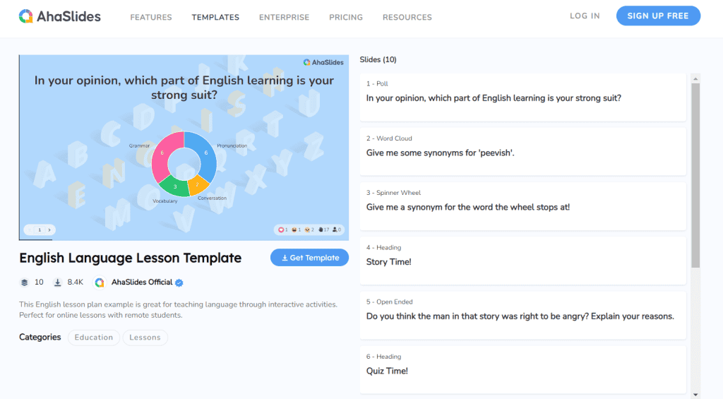 Interactive Quiz on PowerPoint