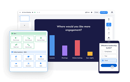 AhaSlides leverer live quizzer og afstemninger