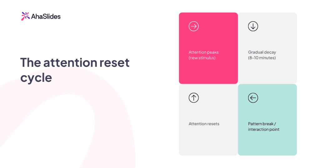 信息图展示了注意力重置周期
