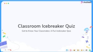 classroom icebreaker