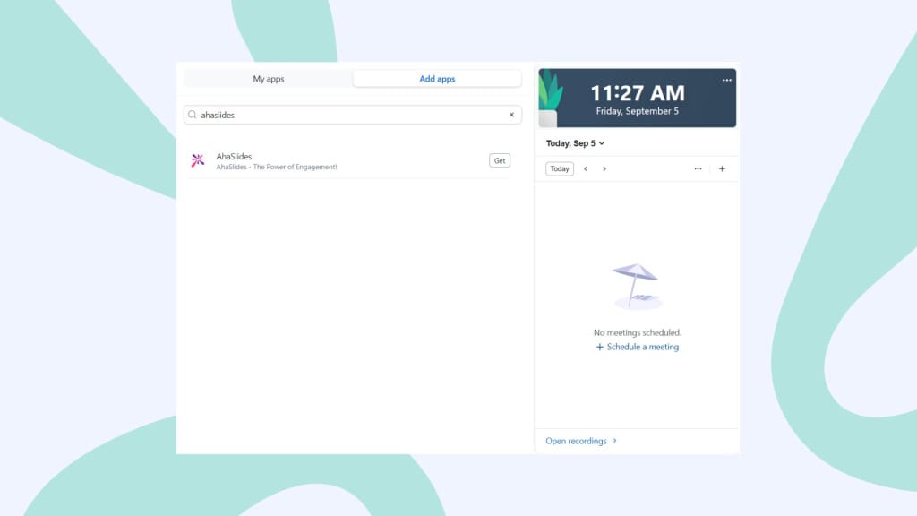 AhaSlides na web stranici Zoom App Marketplace